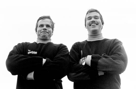 Bengt-Göran Stenbäcken och Tore Stenbäcken, målvakt