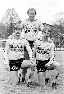 Thomas Ahlström bakom Lennart Nilsson och Frank Klarström