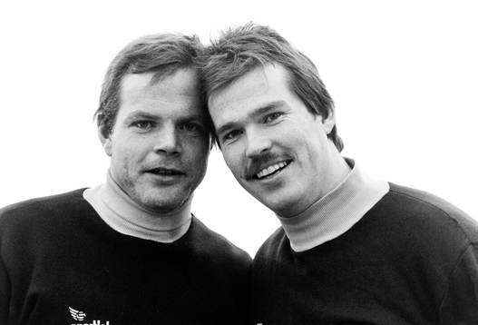 Bengt-Göran Stenbäcken och Tore Stenbäcken, målvakt