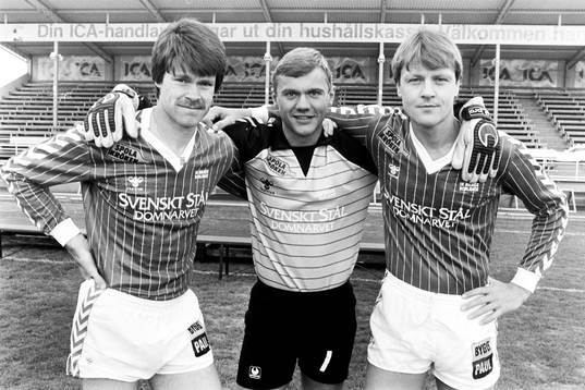 Tomas Nilsson, Bengt Nilsson, målvakt och Göran Arnberg