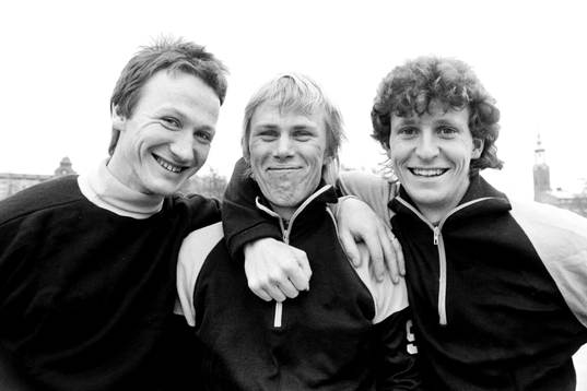 Ulf Carlsson, Ralf Johannesen och Peter Friberg