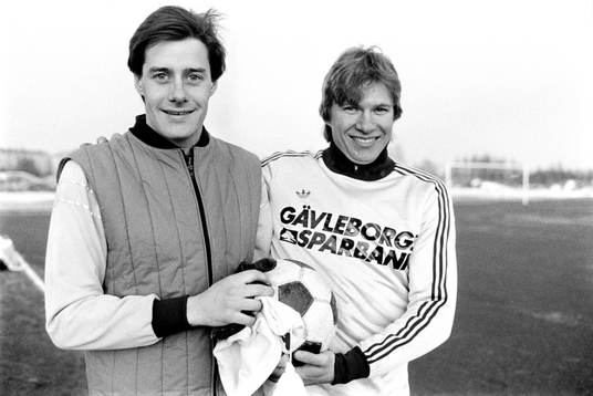 Stefan Lundin, tränare och Peter Utriainen