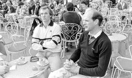 Kent Johansson och John Slettvoll i Lugano