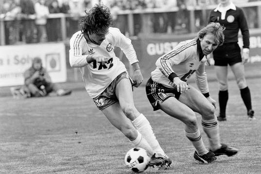 Klas Johansson, Hammarby och Bo Andersson, Mjällby i kamp