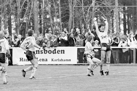 Lennart Johansson, Mjällby jublar