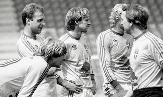 Tommy Holmgren, Glenn Strömberg, Dan Corneliusson och Bo