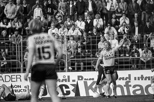 Thomas Ahlström och Elfsborg jublar