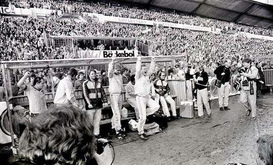 Robert Prytz, Mats Jingblad, Andreas Ravelli, avbytarbänk,