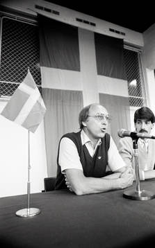 Presskonferens,  Lars Laban Arnesson