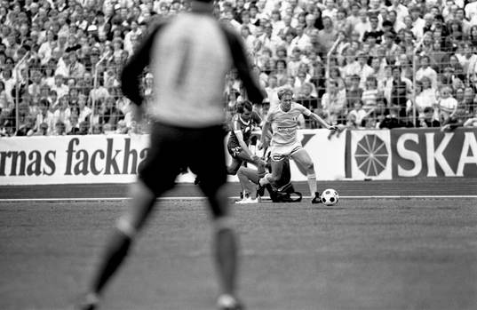 Lars Larsson, Malmö med bollen
