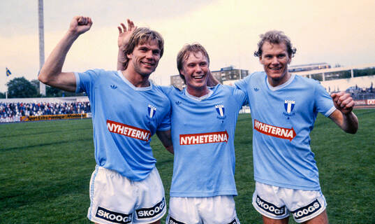 Malmös Thomas Sunesson, Lars Larsson och Björn Nilsson