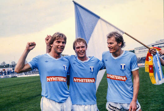 Malmös Thomas Sunesson, Lars Larsson och Björn Nilsson