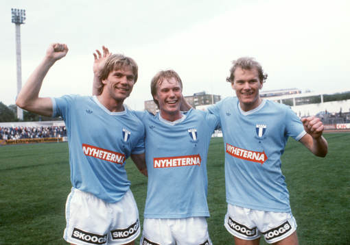 Thomas Sunesson, Lasse Larsson och Björn Nilsson, Malmö
