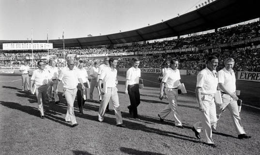 Fotboll, Sverige A - Brasilien
