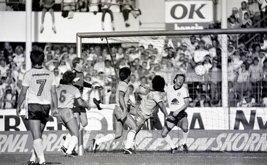 Thomas Ravelli, målvakt och Stig Fredriksson