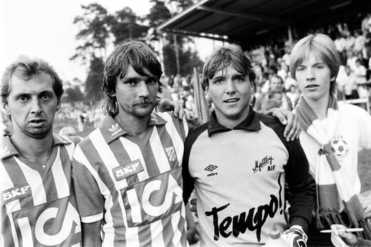 Göteborgs Jerry Carlsson, Ruben Svensson och Glenn