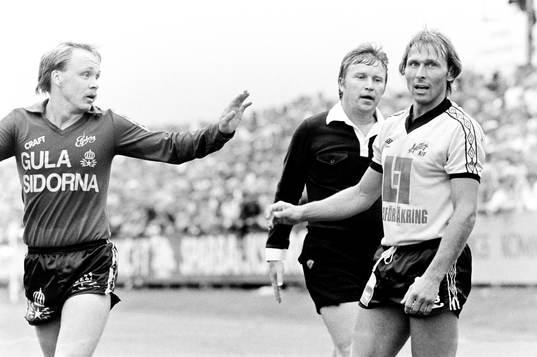 Fr. v Christer Qvist, Elfsborg, domare Ulf Eriksson,