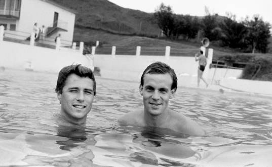 Glenn Hysén och Sören Börjesson, Sverige