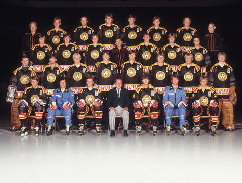 Spelare och personal i Brynäs
