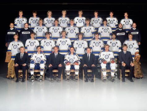 Spelare och personal i Leksand