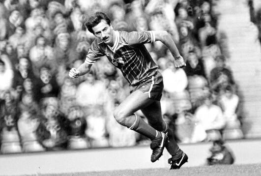 Liverpool - Nottingham Forest: Ian Rush of Liverpool