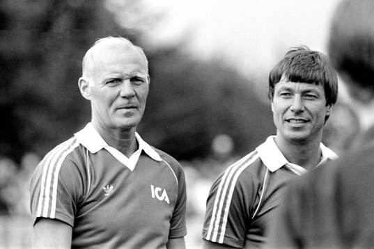 Ishockeyspelaren Roland Stolta och bordtennisspelaren Kjell