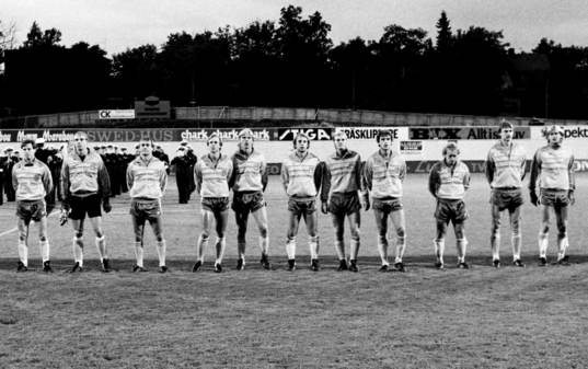 Fotboll, EM-Kval, Sverige A - Tjeckoslovakien, 1-0,