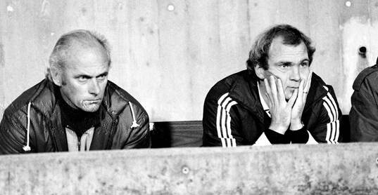 Bayern head coach (manager) Udo Lattek and general manager