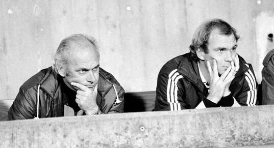 Bayern head coach (manager) Udo Lattek and general manager