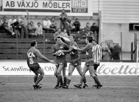 Östers Jan Mattsson och Peter Truedsson jublar