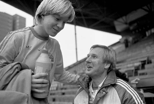 Helen Johansson och Ulf Lyfors, förbundskapten
