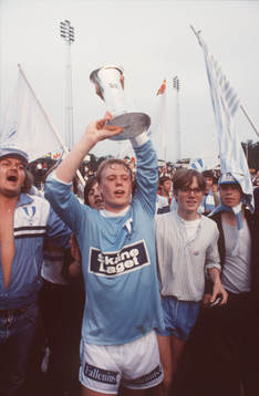 Lasse Larsson med bucklan