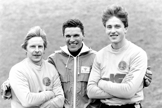 Leif Nilsson, Karl-Erik Hult, tränare och Roger Ljung