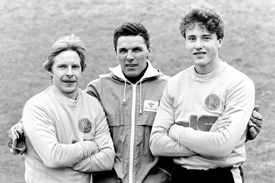 Leif Nilsson, Karl-Erik Hult, tränare och Roger Ljung