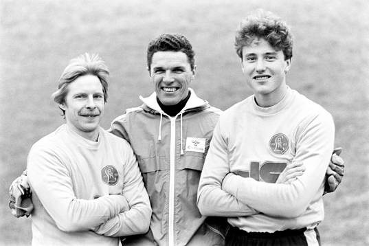 Leif Nilsson, Karl-Erik Hult, tränare och Roger Ljung