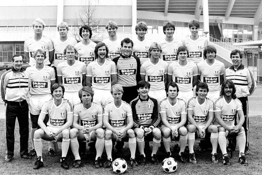 Bakre raden fr. v Mats Magnusson, Lars Larsson, Deval