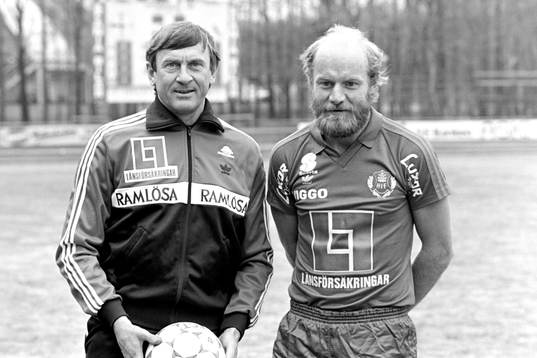 Rolf Svensson, tränare och Thomas Sjöberg