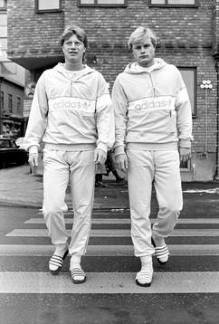 Stefan Pettersson och Peter Larsson på stan