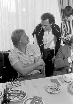 Ronnie Hellström och Franz Beckenbauer