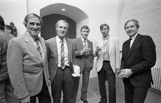 Fr.v Georg Ericson, Roland Sandberg, Ove Kindvall, Bo