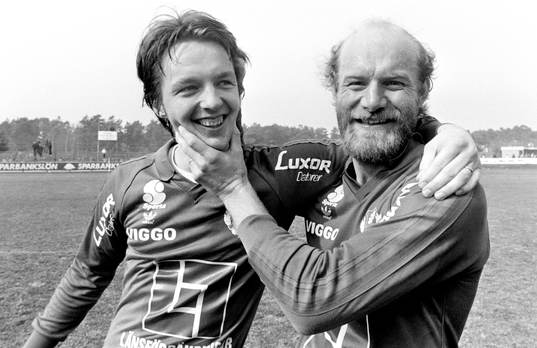 Helsingborgs målskytt Cyril Finnberg jublar