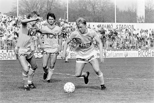 Lars Larsson, Malmö med bollen