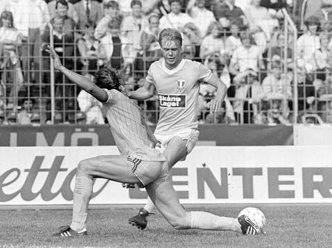 Lars Larsson, Malmö med bollen
