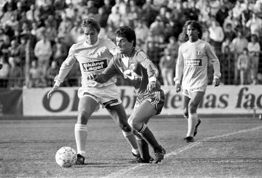 840509 Fotboll, Svenska Cupen, Kvartsfinal, Malmö - IFK