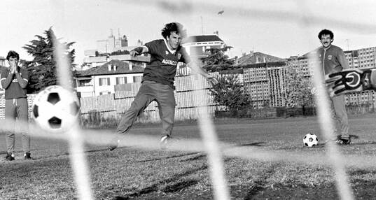 Zico at Udinese training session