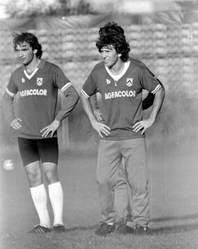 Zico at Udinese training session