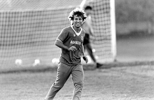 Zico at Udinese training session