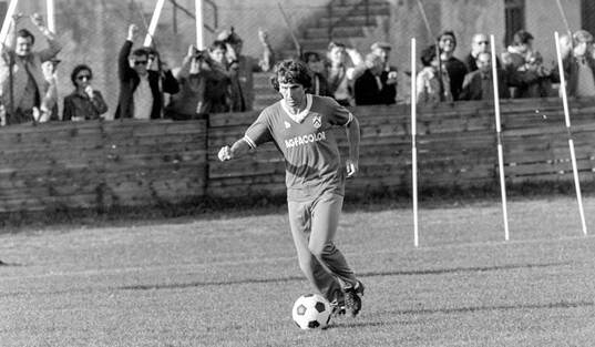 Zico at Udinese training session