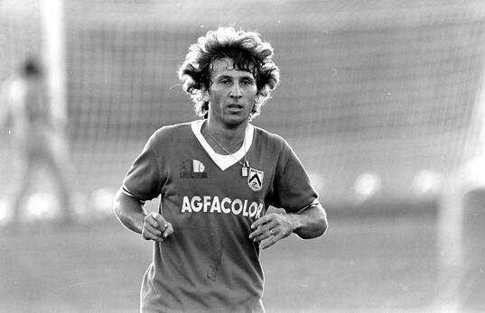 Zico at Udinese training session