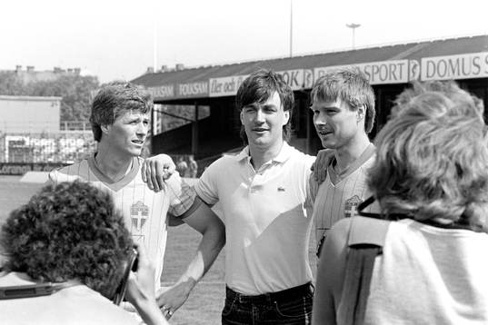 Glenn Hysén, Ralf Edström och Sven Dahlqvist